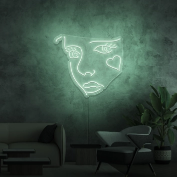 Joker Face Neon Sign