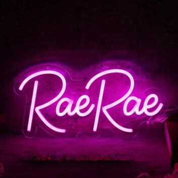 Rae Rae Pink Neon Sign