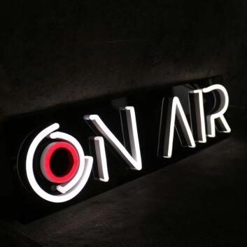 On Air Aesthetic Neon Sign