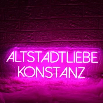 Altstadtliebe Konstanz Pink Neon Sign