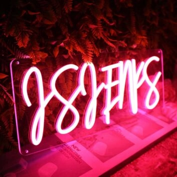 Asaenks Red Neon Sign