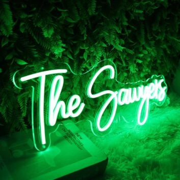 The Sawyers Green Neon Sign