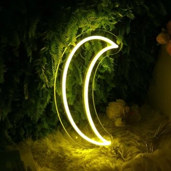 Lack Of Moon Yellow Neon Sign