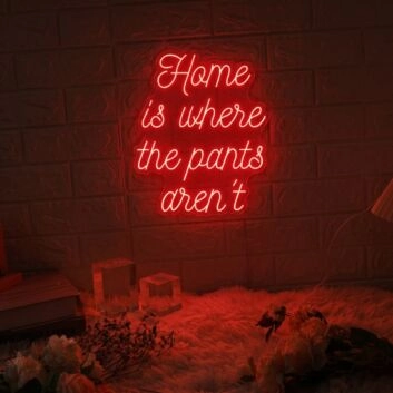 Quote Thuis Neon Sign