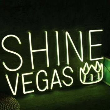 Multicolor Shine Vegas LED Neon Sign