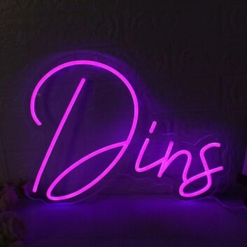 Dins Pink Neon Sign