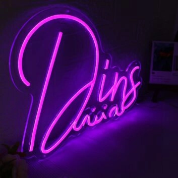 Dins Pink Neon Sign