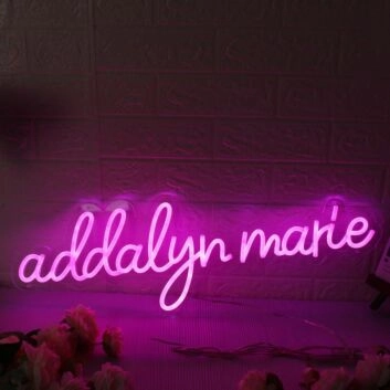 Addalyn Marie Pink Neon Sign