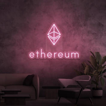 Ethereum neon signs