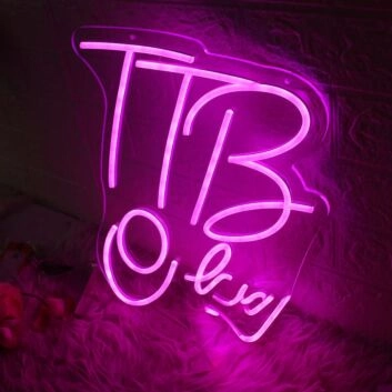 TTB Online Pink Neon Sign