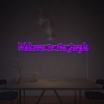 Welcome To Jungle LED Neon Sign