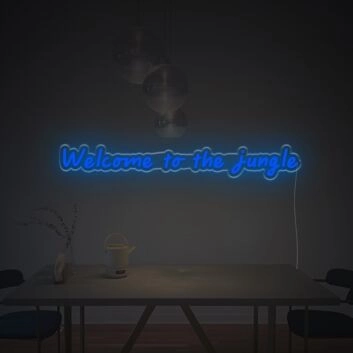 Welcome To Jungle LED Neon Sign