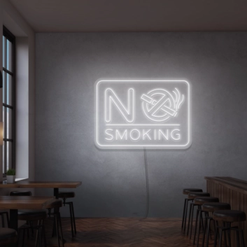 No smoking neon signs