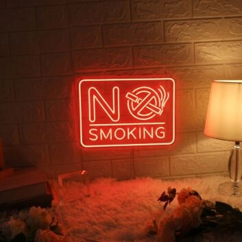 No smoking neon signs