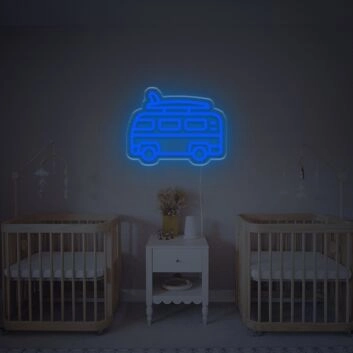 Old School Bus LED Neon Sign