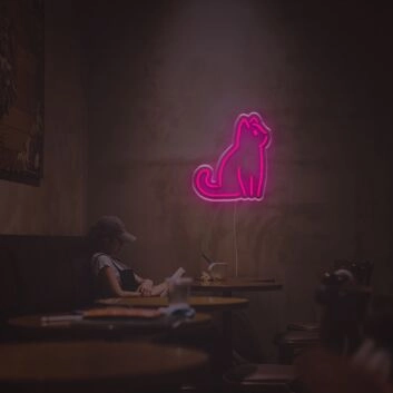 Sitting Cat LED Neon Sign