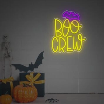 Boo Crew LED Neon Sign