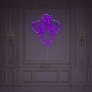 Couple Faces LED Neon Sign