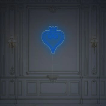 Heart With Crown LED Neon Sign