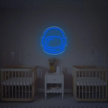 Astronaut Head LED Neon Sign