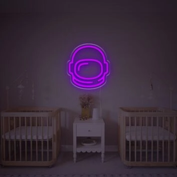 Astronaut Head LED Neon Sign