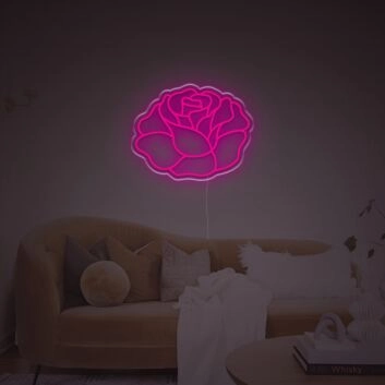 Rose Flower LED Neon Sign