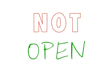 Mario Custom  Not open neon sign 18 inch