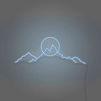Mountain LED Neon Sign