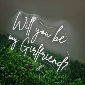 Will You Be My Girlfriend Neon Sign  v2