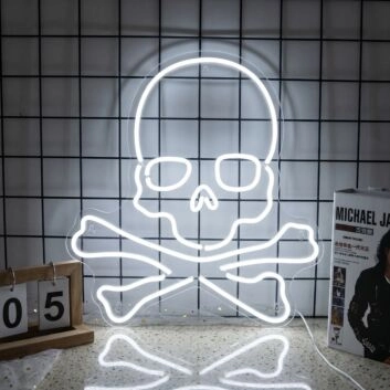 Pirate Skull LED Neon Sign