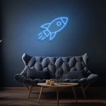 Rocket Neon Sign