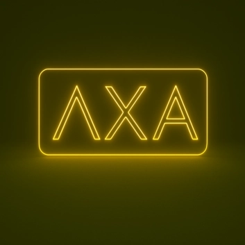 Lambda Chi Alpha ΛΧΑ LED Neon Sign for Brotherhood Events and Fraternity Decor