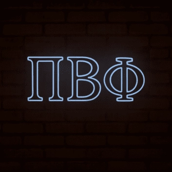 Pi Beta Phi ΠΒΦ LED Neon Sign Showcasing Sisterhood and Sorority Spirit