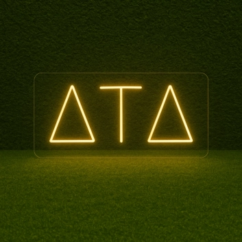 Delta Tau Delta ΔΤΔ LED Neon Sign Celebrating Brotherhood and Lifelong Connections