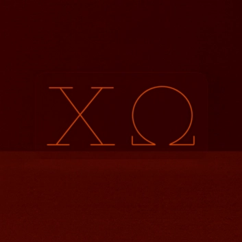 Chi Omega ΧΩ LED Neon Sign for Sisterhood Events and Sorority Decor