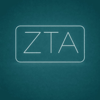 Zeta Tau Alpha ΖΤΑ LED Neon Sign Celebrating Sisterhood and Empowerment