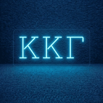 Kappa Kappa Gamma ΚΚΓ LED Neon Sign Showcasing Sisterhood and Empowerment