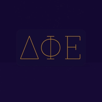 Delta Phi Epsilon ΔΦΕ LED Neon Sign Celebrating Sisterhood and Empowerment