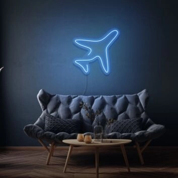 Airplane LED Neon Sign