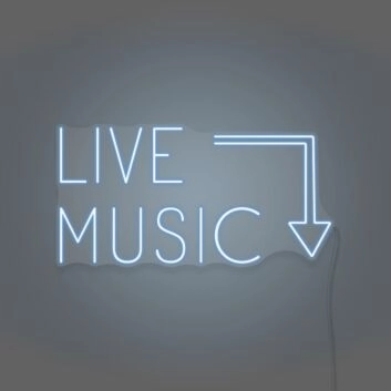 Customize Live Music LED Neon Sign