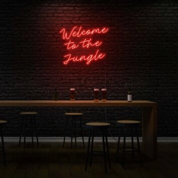 Welcome To The Jungle LED Neon Sign