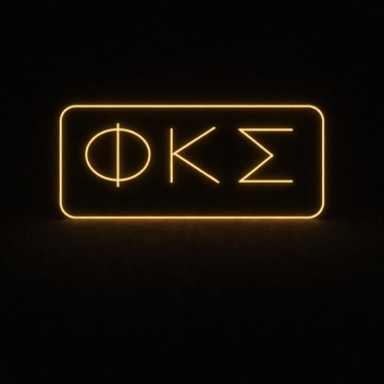 Phi Kappa Sigma ΦΚΣ LED Neon Sign Celebrating Brotherhood and Tradition