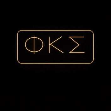 Phi Kappa Sigma ΦΚΣ LED Neon Sign Celebrating Brotherhood and Tradition