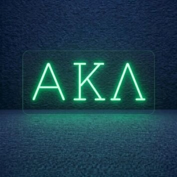 Alpha Kappa Lambda ΑΚΛ LED Neon Sign Celebrating Brotherhood and Values