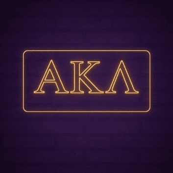 Alpha Kappa Lambda ΑΚΛ LED Neon Sign Celebrating Brotherhood and Character