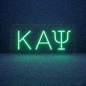Kappa Alpha Psi ΚΑΨ LED Neon Sign Celebrating Achievement and Brotherhood