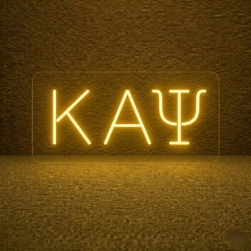 Kappa Alpha Psi ΚΑΨ LED Neon Sign Celebrating Achievement and Brotherhood
