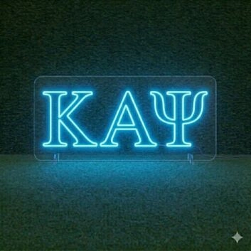 Kappa Alpha Psi ΚΑΨ LED Neon Sign Celebrating Brotherhood and Excellence