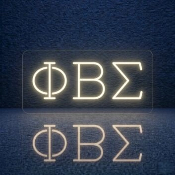 Phi Beta Sigma ΦΒΣ LED Neon Sign Celebrating Culture and Brotherhood