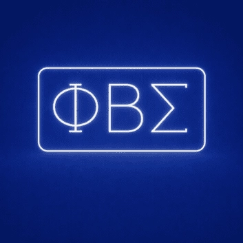 Phi Beta Sigma ΦΒΣ LED Neon Sign Celebrating Culture and Brotherhood